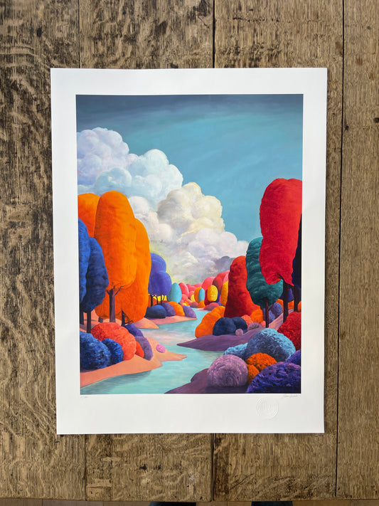 A Glow in the Woods PRINT