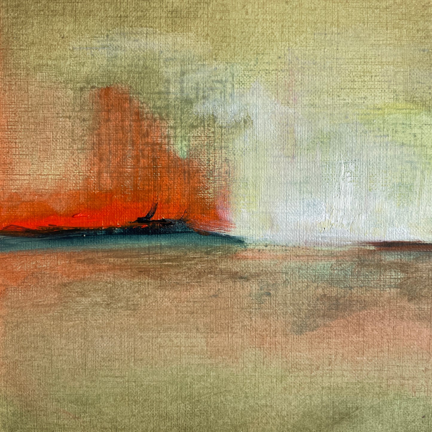 Waterfall amongst the blaze