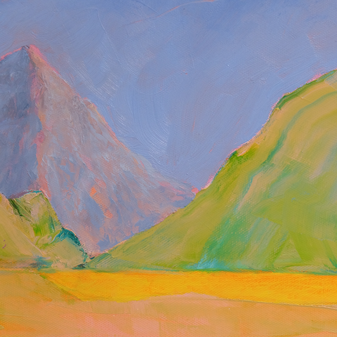 Landscape, Connemara National Park #2, Ireland - Oil painting by mostlyjavi