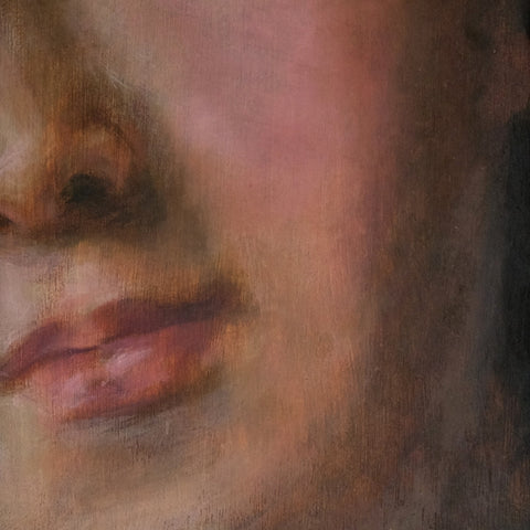 Small portrait of a lady - Oil painting by mostlyjavi