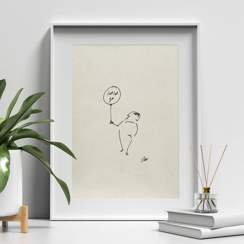 Just let go - Limited Edition - Glicée Print
