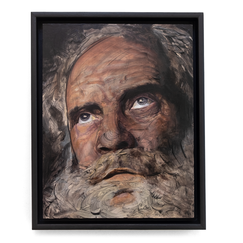 Old man and the sea - Oil Painting by mostlyjavi